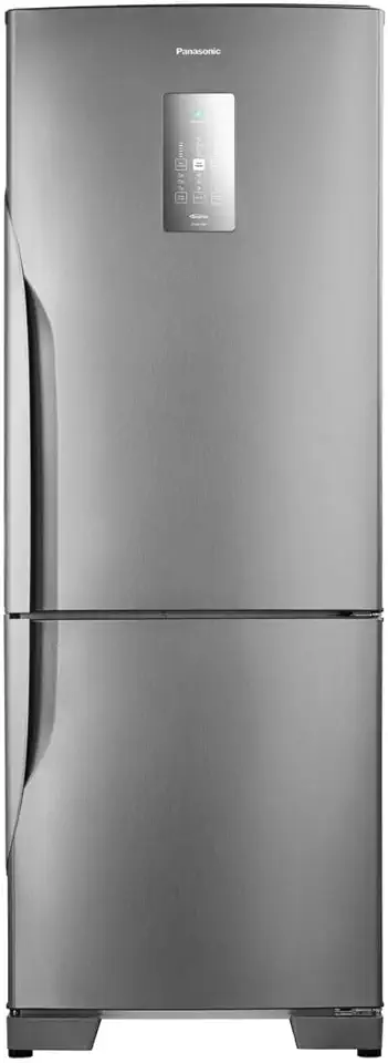 Refrigerador Bottom Freezer Inverter Panasonic de 02 Portas Frost Free com 511 Litros Aço Escovado - NR-BB71PV7X