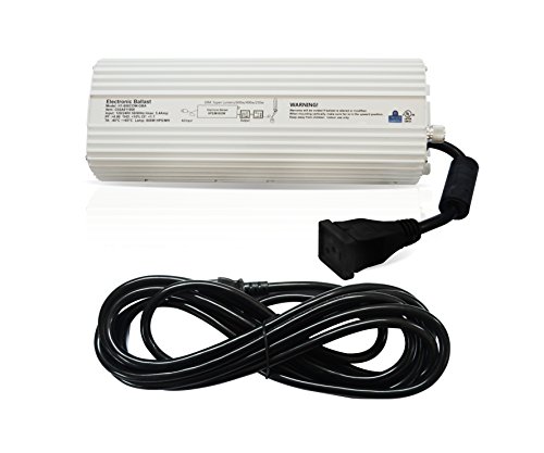 Hydro Crunch 600W HPS MH Digital Dimmable Ballast for Grow Lights