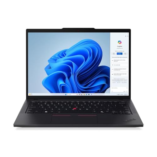 Image of Lenovo Thinkpad T14 Gen 5 21ML008NUS 14 inch Touchscreen Notebook - WUXGA - Intel Core Ultra 7 165U - Vpro Technology - 32 GB - 512 GB SSD - English Keyboard - Black, With Windows 11