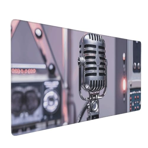 Tapis de souris de jeu étendu pour clavier d'ordinateur grand sous-main rétro