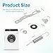 959P3 Washer Idler Pulley Kit, Washer Idler Lever and Belt Tensioner Kit Replacement with Serrated Compatible with Alliance Laundry Systems Speed Queen SWNYC2HP115TW02 LWN432SP113TW01, Replace 2020782