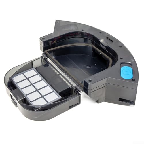 Accesorio de filtro de tanque de agua y contenedor de polvo 2 en 1 para aspiradora robot, de gran capacidad, fácil de instalar