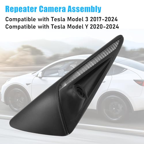 Image of Jaronx for Tesla Left Side Repeater Camera Assembly Model 3 Model Y | Left Front Fender Turn Signal Camera Replacement for Tesla Model 3 /Model Y 2017-2024 Accessories, 1495864-20-C (Left)