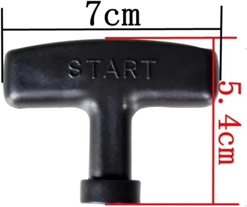5.2mm 100.1m Pull Starter Rope 1.1m Pieces Fit For Generator Water Pump Garden Machinery Accessories(Start handle (two se)