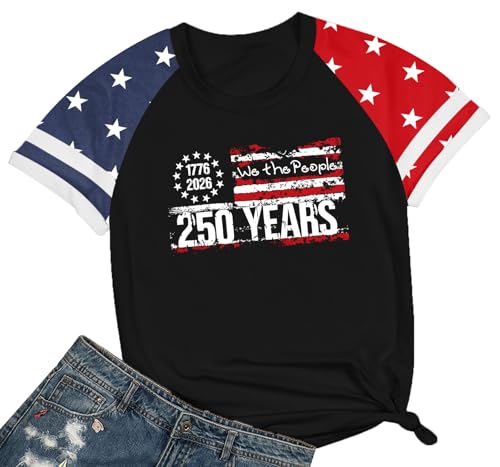Image of Ithalt Boys Girls USA Shirts Kids 4th of July Shirts American Flag Tshirt Patriotic Top Independence Day Outfit 5-13y