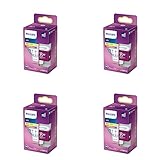 Philips Vorteilspaket - GU5.3 - LED Spot (MR16) - 12V - 35W - Nicht dimmbar - Warmweißes Licht - Set 4 Stück