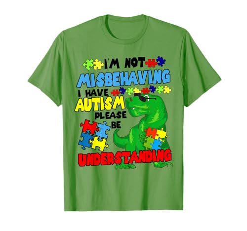 Maglietta per bambini autismo I have Autism Dino Boy Toddler Maglietta