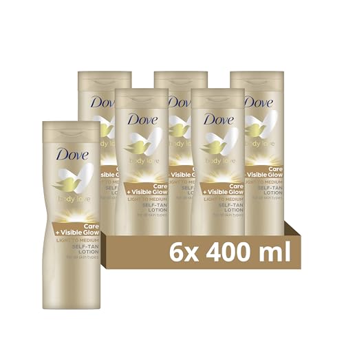Dove Dove Visible Glow Fair To Medium Self-Tan Lotion 400Ml Limited Edition – Image 2
