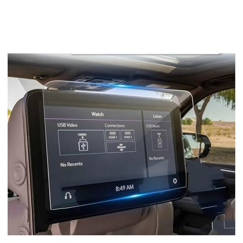 Protection d'écran pour téléviseur arrière GMC Yukon Denali 2021 2023 film lecteur DVD 12,6