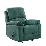 Modern Recliner Chair Adjustable Single Sofa, Push Back Recliner with Footrest, Ergonomic Arms and B