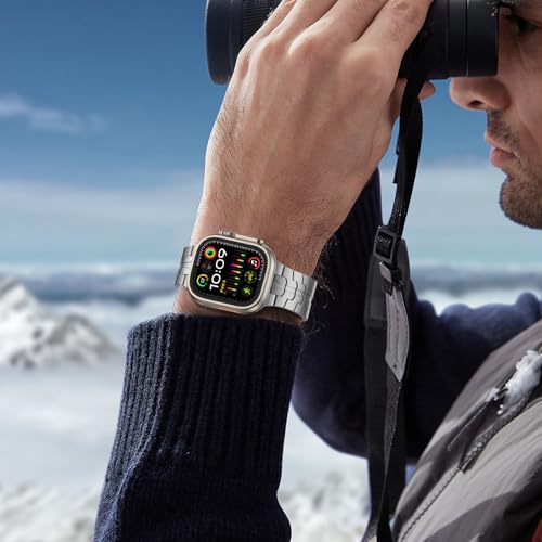 Image of MioHHR Stainless Steel Bands for Apple Watch 49 /46 /45 /44 /42mm(Series 3 /2 /1)