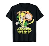 Marvel Comics Retro Classic Iron Fist Flaming Punch T-Shirt