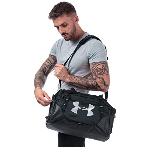 Under Armour Undeniable Duffle 3.0 Gym Bag , Black (001)/Silver , Medium