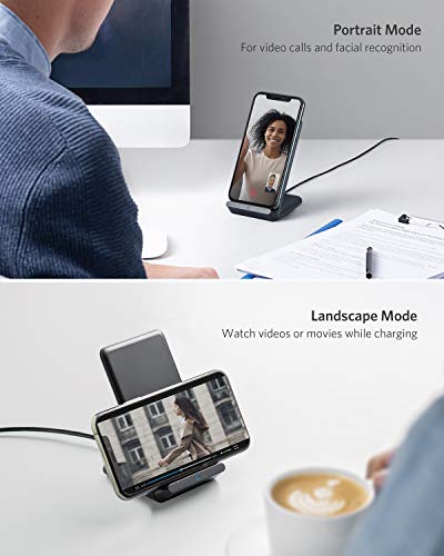 Yootech Wireless Charger,Qi-Certified 10W Max Fast Wireless Charging Pad Compatible with iPhone SE 2020/11/11 Pro/11 Pro Max/XR/XS/X/8,Samsung Galaxy S20/Note 10/S10/S9,AirPods Pro(No AC Adapter)