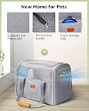 Morpilot Transportbox Katze Katzen transportboxen, Faltbare katzentasche transporttasche, hundetragetasche Transporttasche mit Einstellbar Schultergurt katzenbox für Katzen Kleiner Hund Welpe