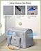 Morpilot Transportbox Katze Katzen transportboxen, Faltbare katzentasche transporttasche, hundetragetasche Transporttasche mit Einstellbar Schultergurt katzenbox für Katzen Kleiner Hund Welpe