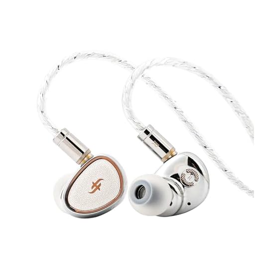 Linsoul SIMGOT EA1000 Fermat 10 mm Moniteur intra-auriculaire Dynamic Driver, Casque intra-auriculaire HiFi IEM,Casque de jeu filaire, avec câble OFC argenté pour musiciens audiophiles (EA1000 Fermat)