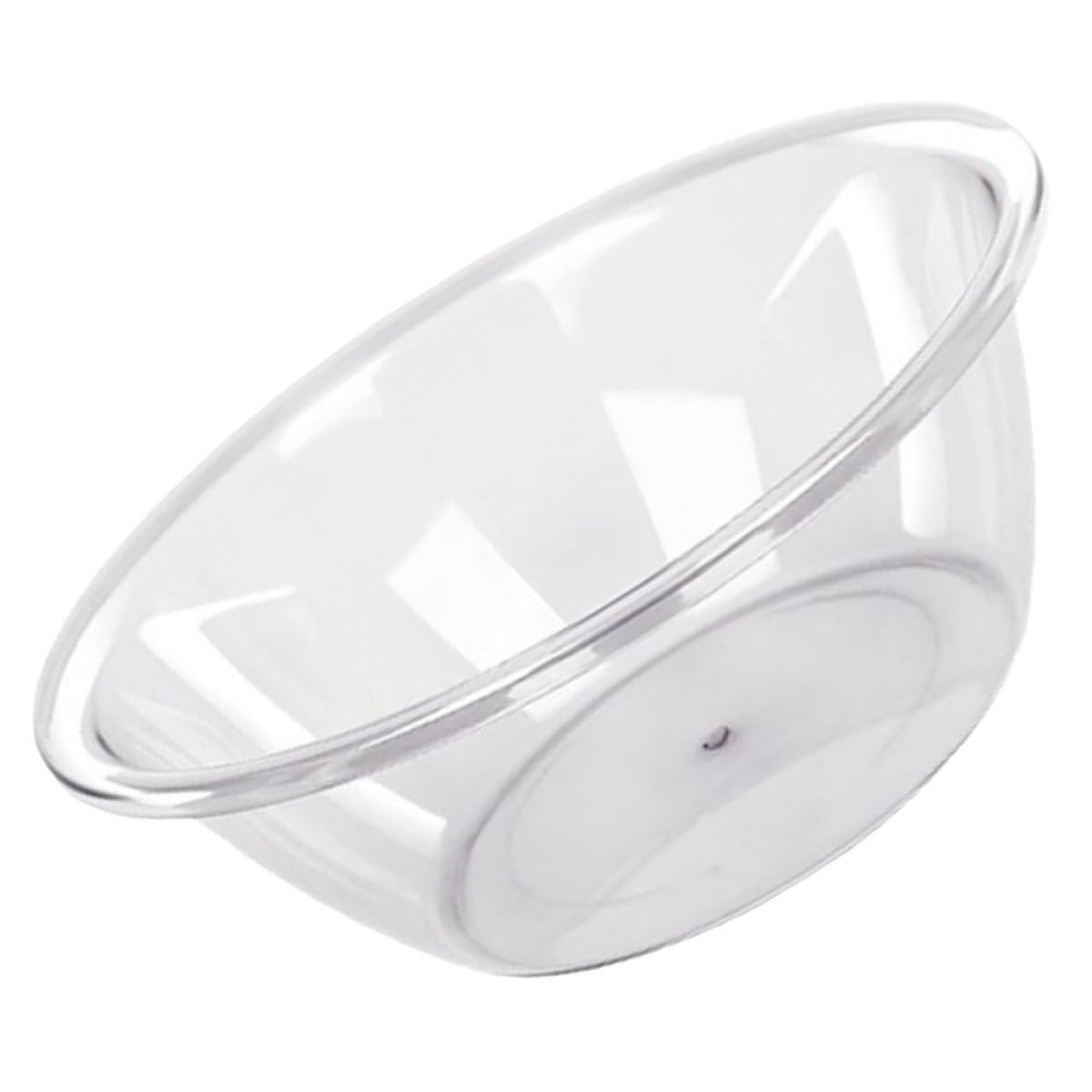 Bassine transparente en plastique pour voir le niveau d'eau sans effort