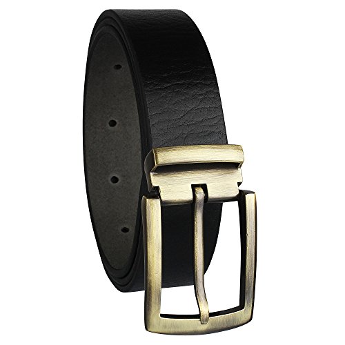 Image of ZORO formal /casual black genuine leather belts for mens- 1 year guarantee, Gift for gents