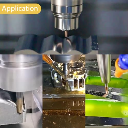 Image of 5PCS Ball Nose Carbide End Mill Set HRC55 CNC Cutter Router Bits 2 Flute Spiral Milling Tool Radius 1mm 1.5mm 2mm 3mm 4mm Milling Cutter