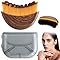 Lymphatic Contour Face Brush,Ergonomic Facial Massager for Jawline Sculpting,Puffiness Reduction,Lymphatic Drainage (1PCS)