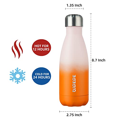Image of BJPKPK 12 oz Small Insulated Water Bottle, Stainless Steel Leak Proof Flask