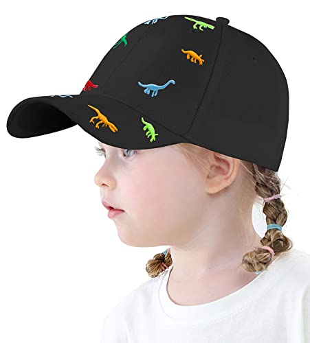 Adigau Garçon Fille Casquette de Baseball Imprimé Casquette Visière Bébé Pêche Camping Enfant Chapeau Bonnet de Soleil Noir Taille Unique Cover