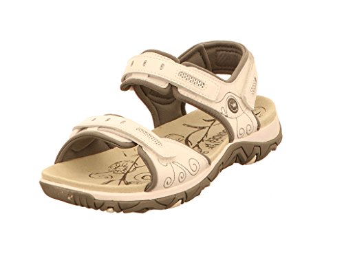 Allrounder by Mephisto Damen Lagoona Knöchelriemchen, Weiß (White/WARM Grey)