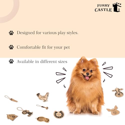 Image of Dog Toys Leather Shape Perfect for Pets-Dog & Cats (Pack of 1, Tan)