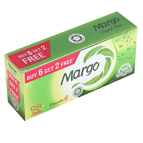 Image of Margo Bathing Soap, Original Neem, 100g (Buy 6 get 2)