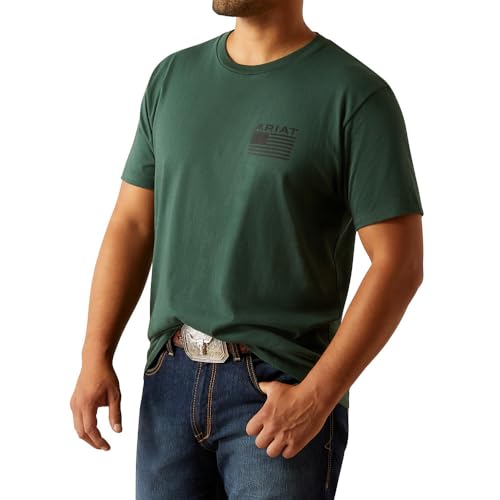 Ariat Men's Rustic Wood Flag T-Shirt2