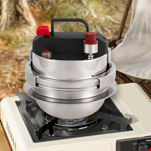 Olla a presión de acero inoxidable 1.2 L miniatura 6