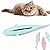 NA 3 Pack Pet Toothbrush Toy Pet Cat Fish Shape Toothbrush with Catnip Pet Molar Stick Silicone Fish Toys Cat Teeth Cleaning Brush