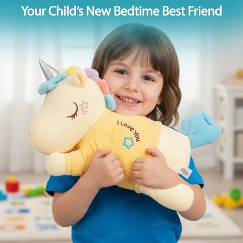 Image of Zest 4 Toyz Unicorn Soft Toy for Girls (40 cm) | Cute Stuffed Animal Plush Toy | Baby Toys | Cuddly Teddy Bear for Kids | Unicorn Toy | Birthday Gift for Girls - Multicolor