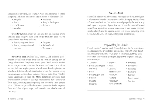 image for Storey Publishing Starting Seeds: How to Grow Healthy, Productive Vege