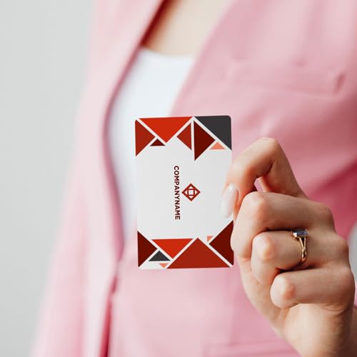 Operitacx 50stücke Blanko Metall Visitenkarten Für Sublimation Dicke Aluminium Rohlinge Diy Gravurkarten Für Geschäftsnamen Und Praktische Verwendung Und Einfache Lagerung