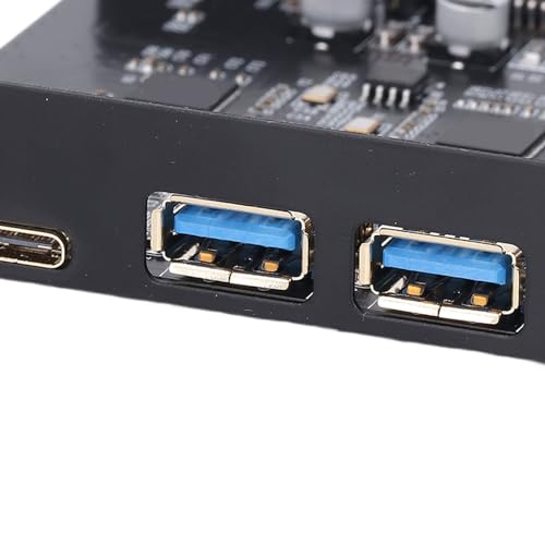 Karta PCIe na USB 3.2 Gen 2 20 Gb/s, 5 Portów (3 USB Typu A 2 USB Typu C) Karta rozszerzeń dla Systemu 7/8/10/11 dla Systemu Linux dla Systemu OS X PC