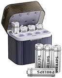 Philips Rechargeable AA Lithium Batteries 8 Pack, 1.5V 3600mWh Double A Li-ion Batteries, 1200 Long Cycle Batteries Life for Game Controllers, Remote Controls, Household Electronic Devices