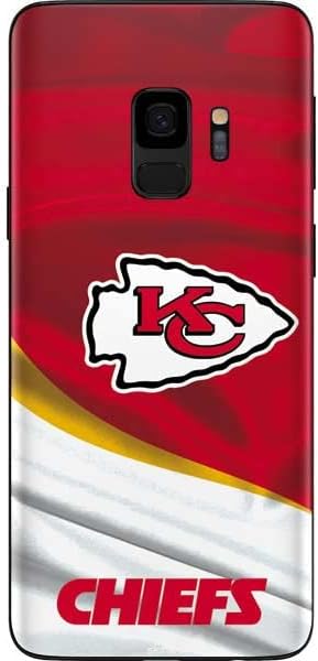 Skinit Decal Phone Skin Compatible with Samsung Galaxy S9 - Officially Licensed NFL Kansas City Chiefs Design