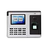 Unbekannt Präzise Zeiterfassung Fingerabdruck-Zeiterfassung Stanzmaschine Sign-in-Karte Swipe-System 2,8-Zoll-TFT-Farb-LCD-Schirm-5V Dauerhaft