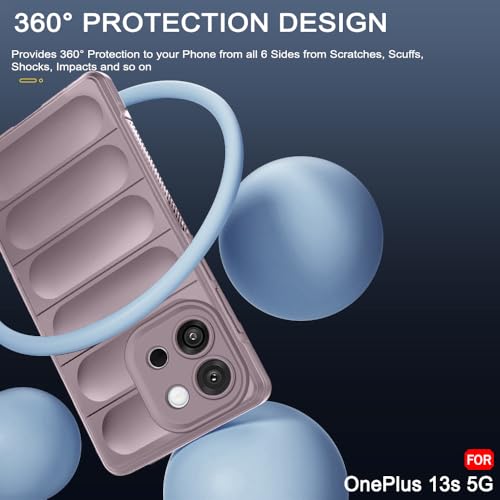 Image of TheGiftKart Liquid Silicon Back Cover Case for OnePlus 13s 5G | Shockproof Military Grade Protection | Micro-Fibre Cloth On Inner Side | Built-in Anti-Slip Grip Back Case for OnePlus 13s (TPU, Pink)