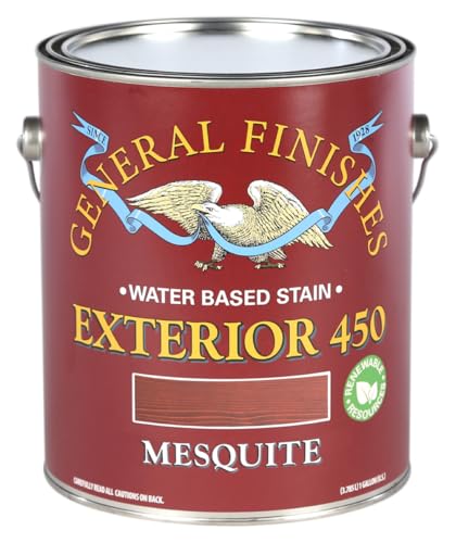 General Finishes Exterior 450 Water Based Wood Stain, 1 Gallon,