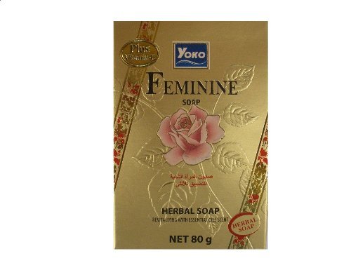 Yoko Feminine Herbal Soap plus vitamin E 80g (pack of 3)