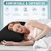 Sycoodeal King Size Bed Pillows for Sleeping 4 Pack,Luxury Hotel Pillows,Comfortable and Supportive,Machine Washable,Suitable for Stomach,Back and Side Sleepers(Black)