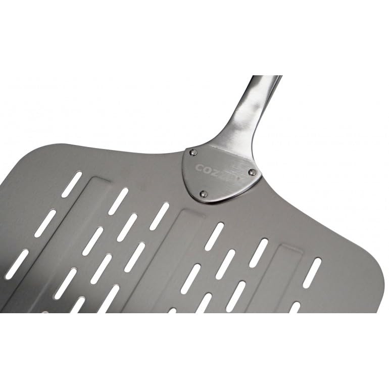Pala per Pizza Perforata, 40 x 35 cm, in Acciaio Inox COZZE by