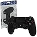 Price comparison product image ZedLabz soft silicone skin grip protective cover for Sony PS4 controller rubber bumper case with ribbed handle grip [Playstation 4] - black