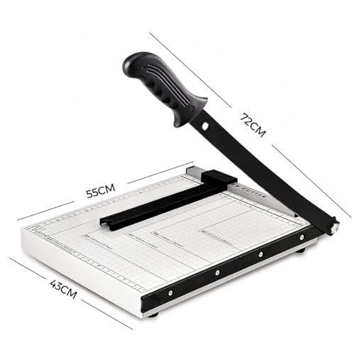 Guilhotina de Papel com Protetor de Segurança e Bloqueio de Lâmina Aparador de Papel Guilhotina para