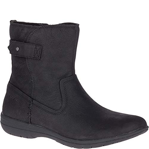 Merrell Women's ENCORE KASSIE MID WATERPROOF Boot, black, 9.5 M US