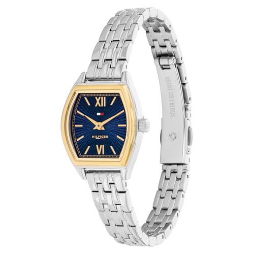 Image of Tommy Hilfiger Norah with Blue Dial Silver Stainless Steel Strap Watch for Women - TH1782869