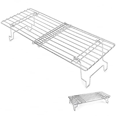 GRISUN Universal Adjustable Warming Rack for for Gas Pellet Griddle Smoker